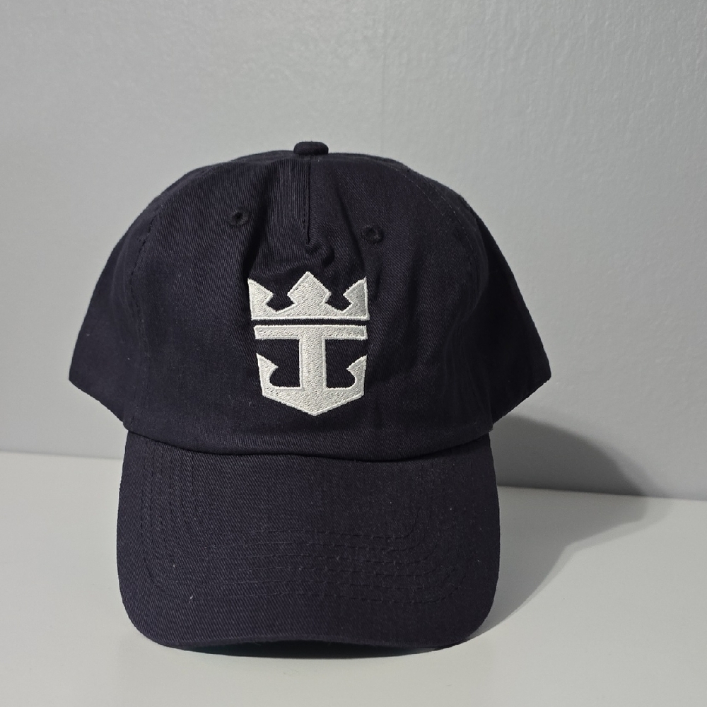 Navy Blue Cap with White Logo